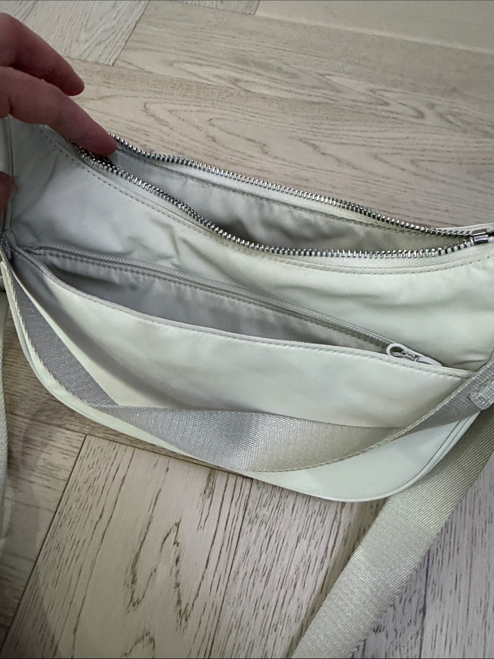 lululemon athletica Cream Nylon Crossbody Bag - Picture 6 of 6